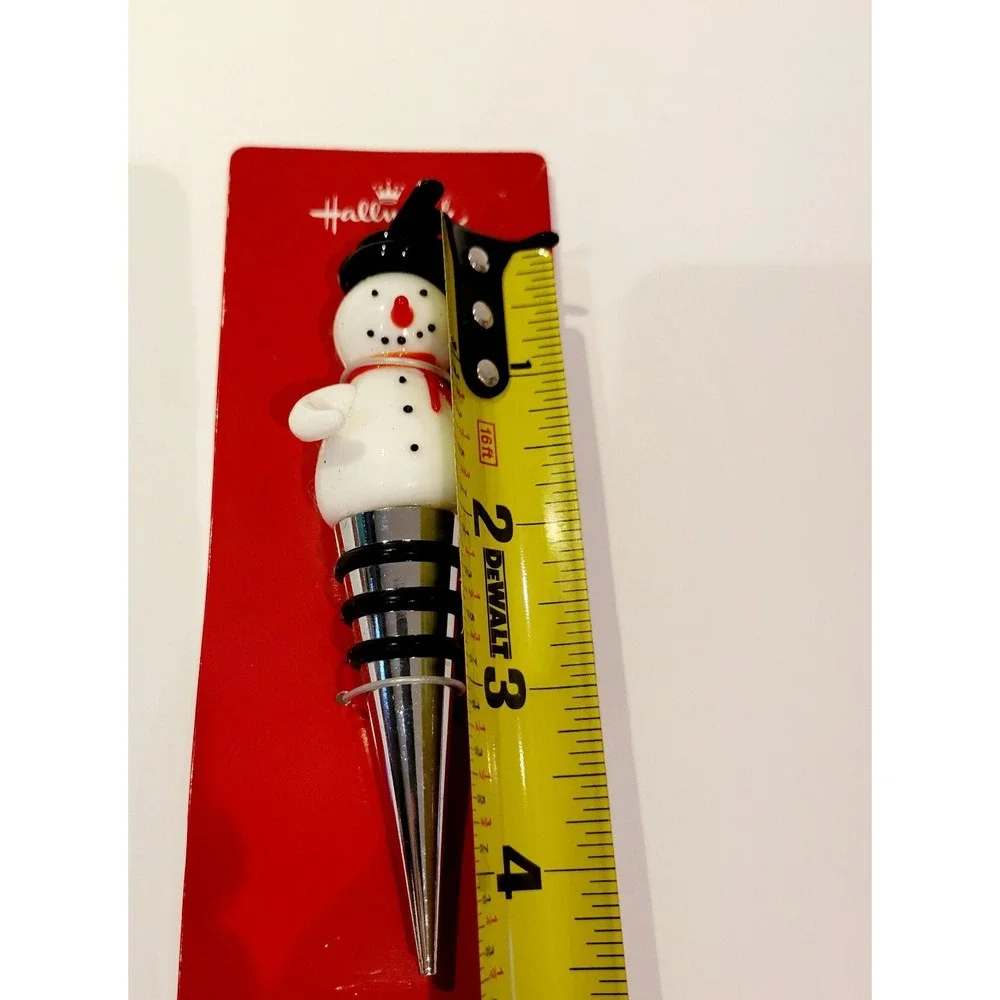 Hallmark Christmas Snowman Wine Bottle Stopper
